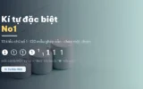 Kí tự đặc biệt No1 với 13 kiểu chữ số 1