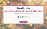 Tên Gia Hân viết bằng kí tự đặc biệt
